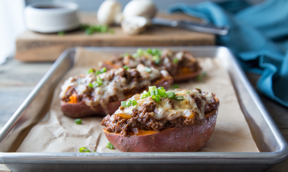 BBQ Turkey Sweet Potatoes