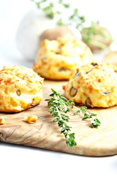 Cheesy Mushroom Gourgeres