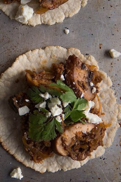 Mushroom Chipotle Tacos