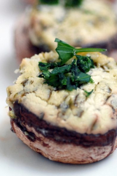 Herb-Stuffed Mushrooms