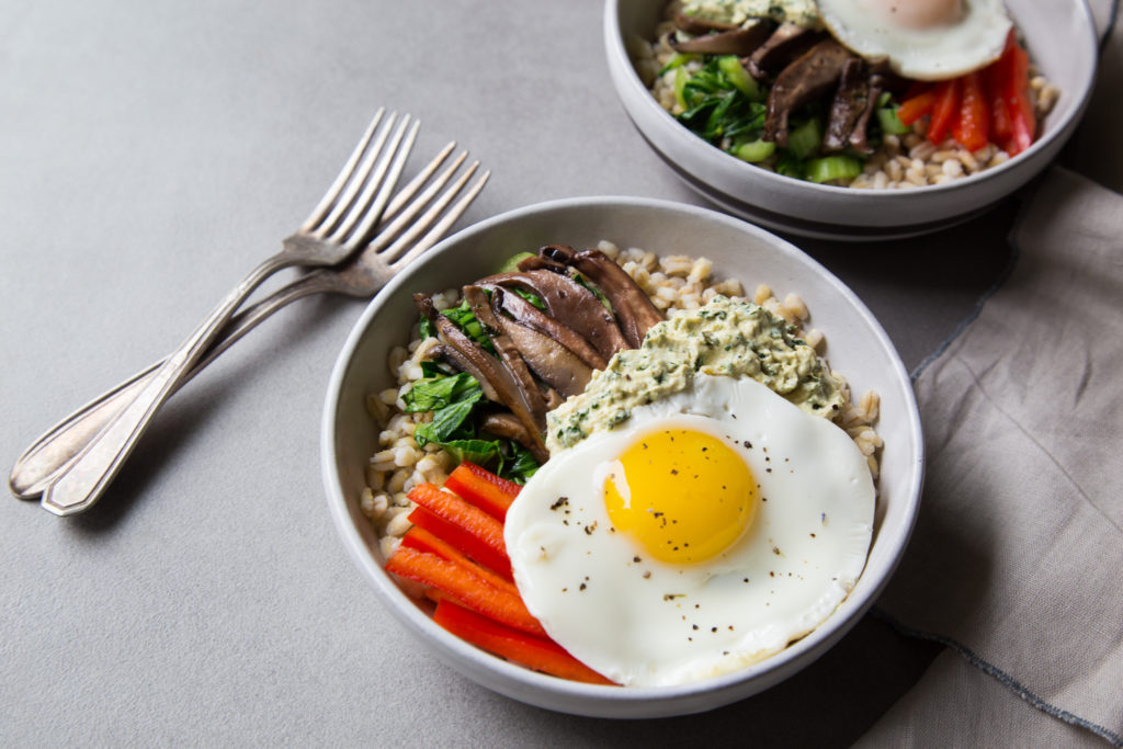 Mushroom Power Breakfast Bowl