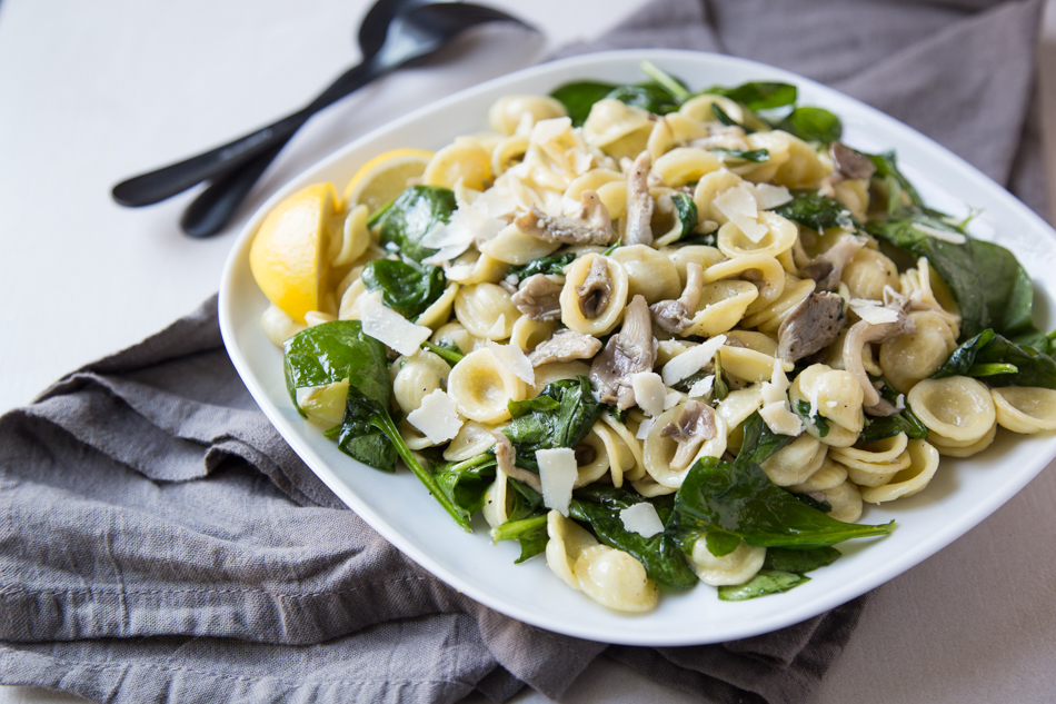 mushroom pasta dish