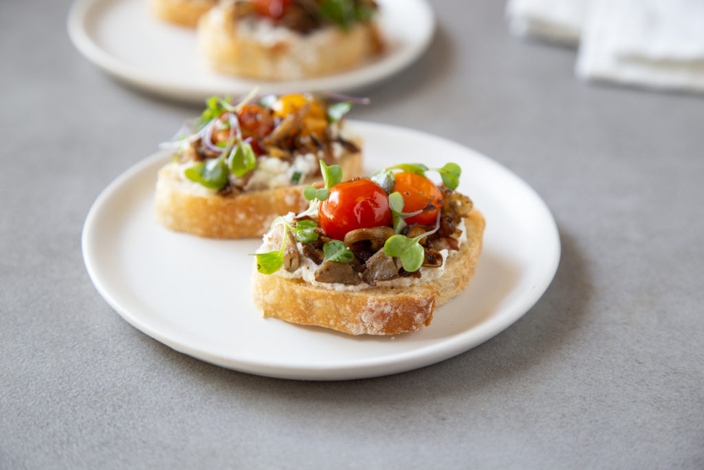 Oyster Mushroom Toast