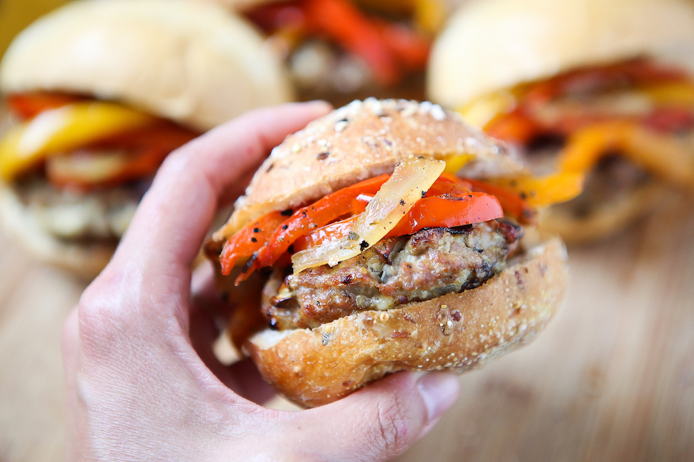 Italian Turkey Sausage Sliders