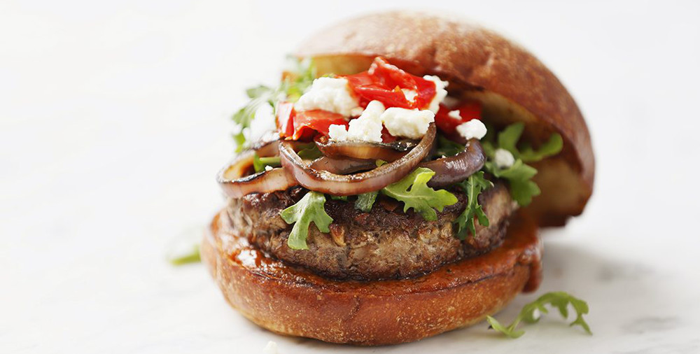 Mediterranean Blended Burger