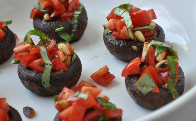 Mushroom Bruschetta Bites