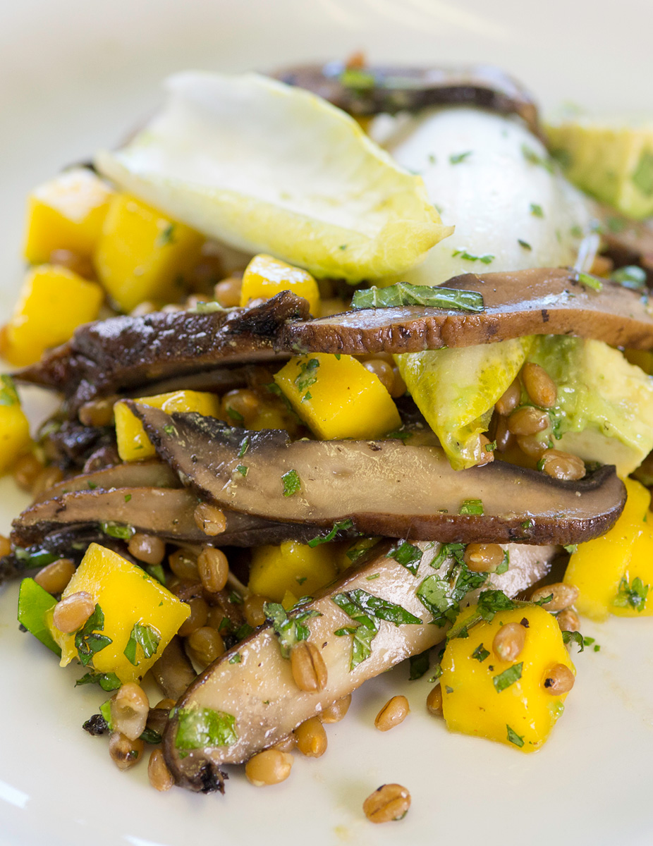 Mushroom Mango Salad