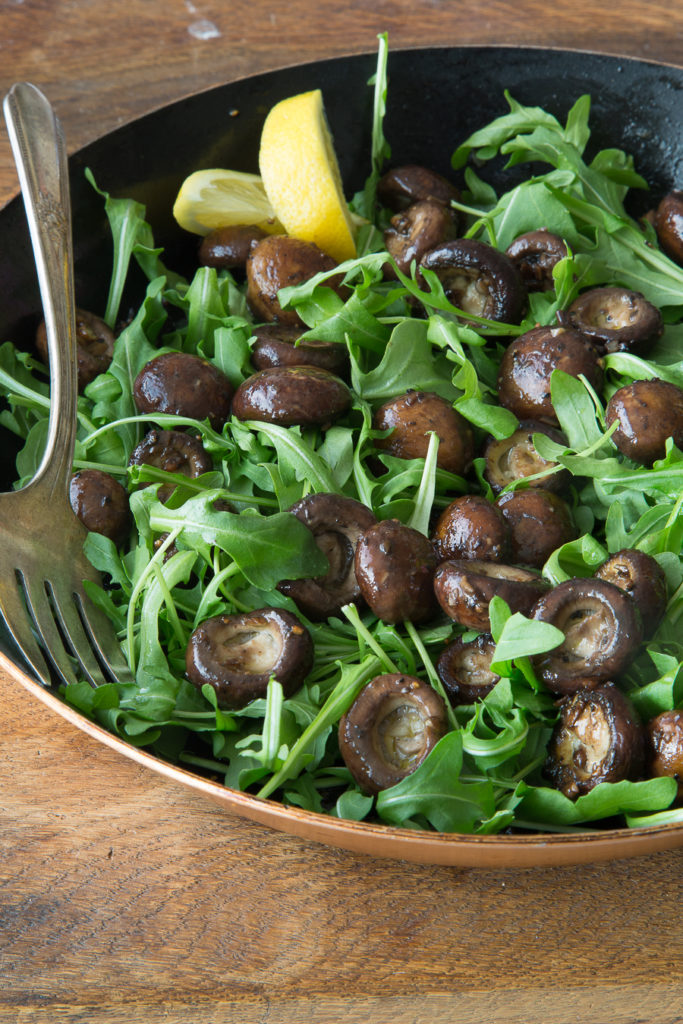 easy mushroom salad