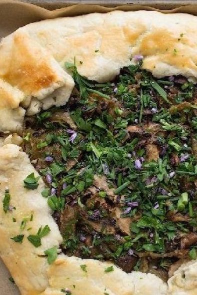 Spring Mushroom Galette