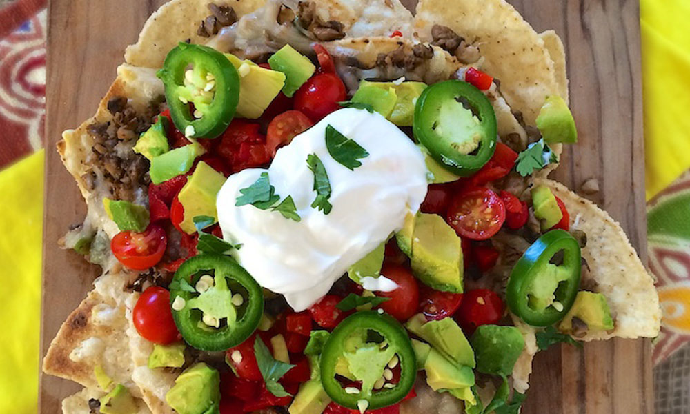 Loaded Veggie Nachos