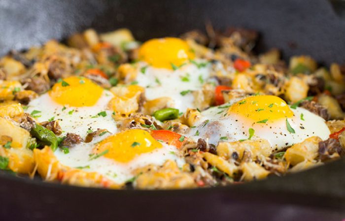 Potato Hash with Mushrooms