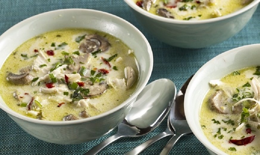 Thai-Style Coconut Chicken Soup