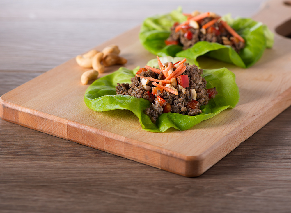 mushroom lettuce wraps