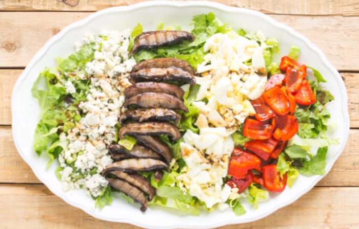 Grilled Mushroom Cobb Salad