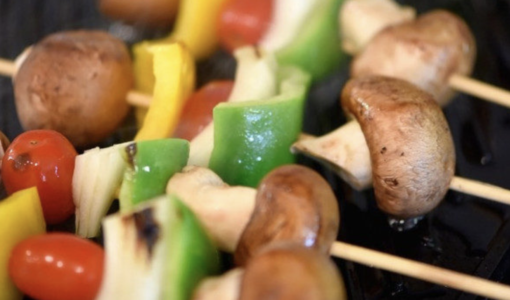 Grilled Mushroom Kabobs